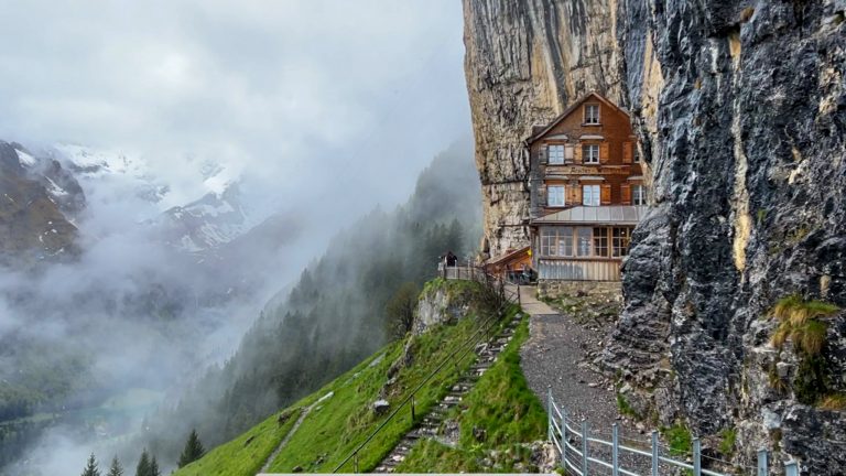 Aescher, Switzerland – Cliffside Restaurant Unveiled